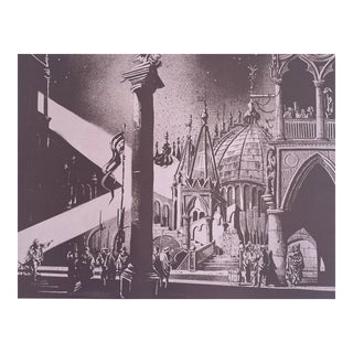 1982 Joseph Pecsenke La Gioconda Opera Lithograph For Sale