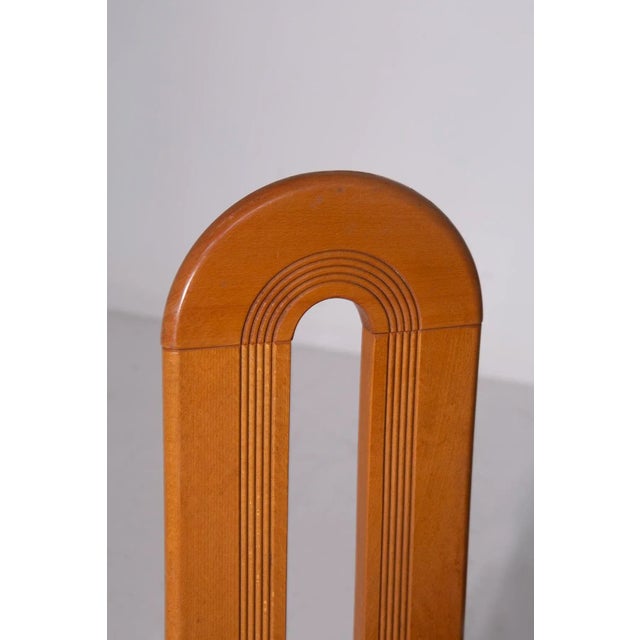 1980s Postmodern Italian Chairs attributed to Mobilgirgi, 1980s, Set of 4 For Sale - Image 5 of 9
