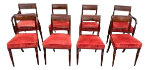 Antique Late Federal Style Mahogany Dining Chairs