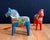 Wood Vintage Swedish Dala Horse, 1960s, Set of 2 For Sale - Image 7 of 15