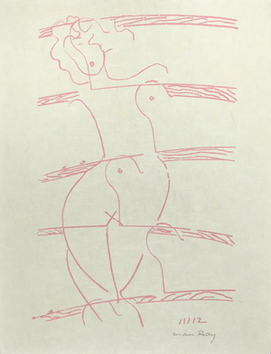 Man Ray, The Absolute Real Lithograph, Surrealist, 1964 1960s, Lithograph
