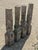 White Antique French Farmhouse Turn Carved Wooden Baluster Spindle Table Legs Set of 4 For Sale - Image 8 of 17