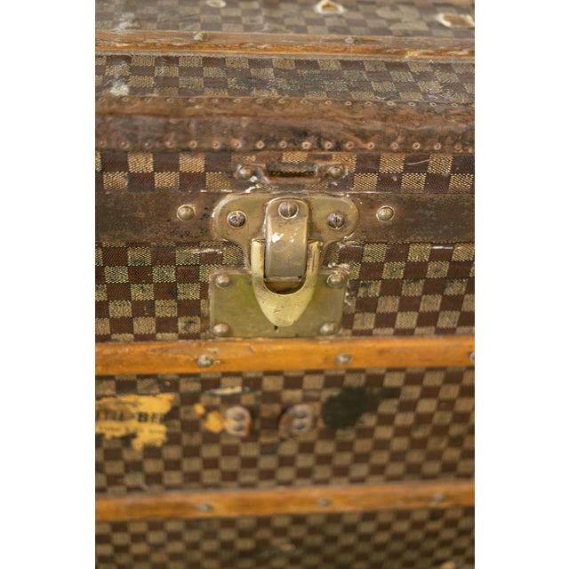 Brown Large Vintage Transport Trunk from Louis Vuitton, 1960s For Sale - Image 8 of 18