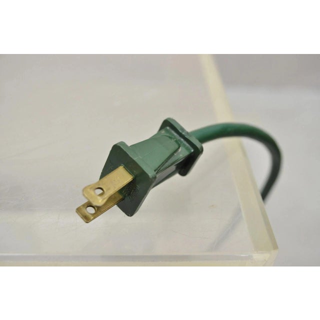 Green Modern Green Steel Metal Adjustable Theater Production Spot Light Table Lamp For Sale - Image 8 of 9