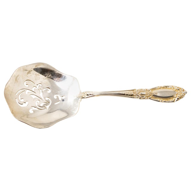 Mid 20th Century Sterling Silver Serving Spoon For Sale In Nashville - Image 6 of 6