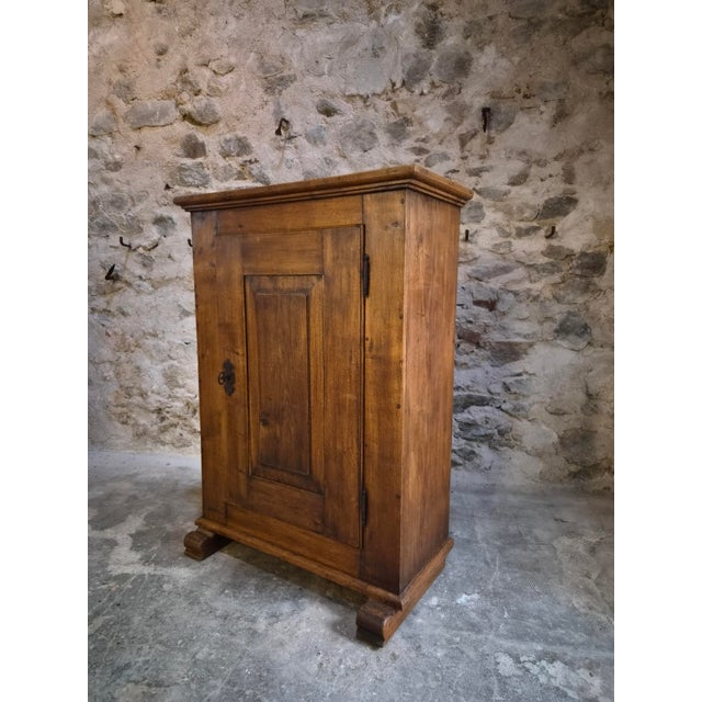 Antique French Oak Single Door Cupboard, 18th Century For Sale - Image 17 of 18