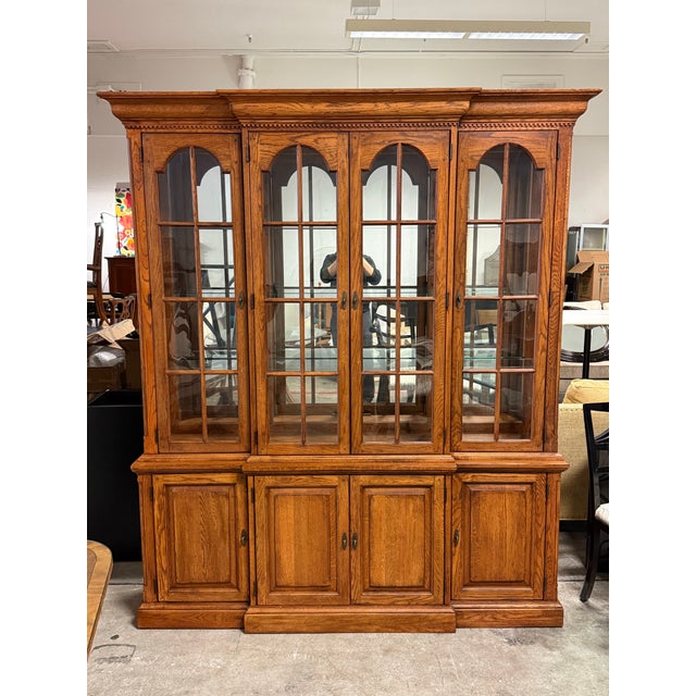 Bob Timberlake for Lexington Furniture Mallard Breakfront Cabinet For Sale In San Francisco - Image 6 of 12