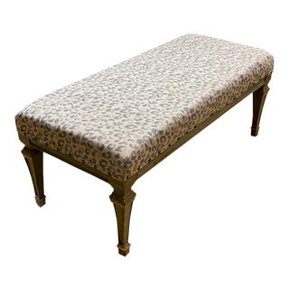 Vintage French Style Ottoman For Sale