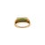 Metal 2.19 Carat Certified Green Tourmaline Baguette Ring in 18k Solid Gold Size 6 For Sale - Image 7 of 15
