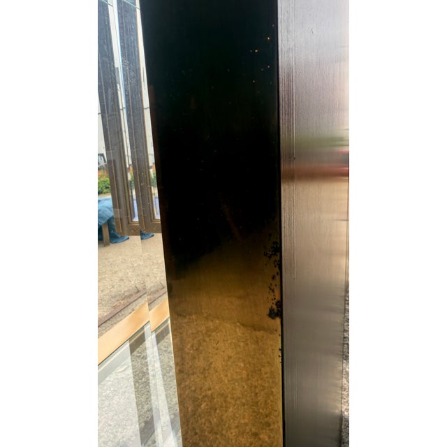 Pair of Vintage Mastercraft Brass & Glass Illuminated Display Cabinets For Sale - Image 13 of 17