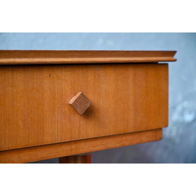Scandinavian Modern Desk or Console with Drawers, 1960s For Sale - Image 9 of 17