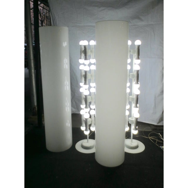 Metal 1960s Paul Mayen for Habitat Column Lights - a Pair For Sale - Image 7 of 12