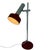 Mid-Century Modern Burgundy Red Desk Lamp from Gura, Germany, 1970s For Sale - Image 3 of 11