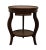 Kathy Ireland Contemporary Modern 20" Round Accent End Table With Antiqued Crackle Finish For Sale - Image 12 of 12