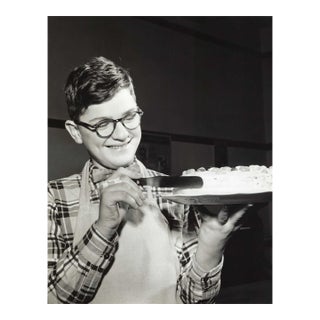 1952 Boy Baker Philadelphia Photograph For Sale
