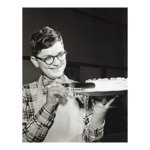 1952 Boy Baker Philadelphia Photograph