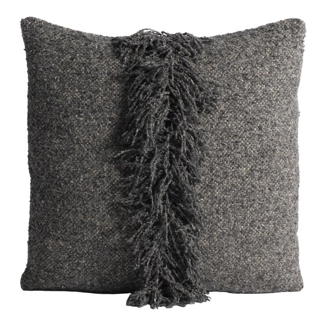 Lancaster Signature Fringe Pillow in Berber Luna For Sale
