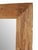 Full-length teak mirror with a richly textured deep grain and warm, vintage sun-aged patina that highlights its organic...