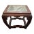 1900s Antique Chinese Zitan Wood Stand With a Marble Top For Sale