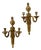 Napoleon III Two-Branch Gilt Bronze Candle Sconces, Set of 2 For Sale