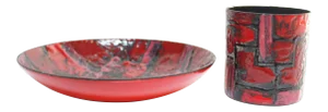 Vallenti Mid-Century Italian Ceramic Smoke Set