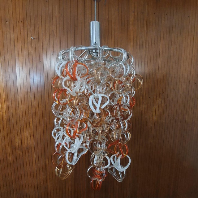 Angelo Mangiarotti Ceiling Light by Angelo Mangiarotti for Vistosi, 1969 For Sale - Image 4 of 5