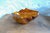 Swedish Folk Art Organic Dark Grain Burl Curly Birch Bowl, 1960s For Sale - Image 6 of 14
