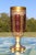19th Century Bohemian Ruby Red and Gold Vase For Sale - Image 18 of 18