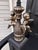 Grand 19th-Century Gothic Revival Matte Onyx Gilt Oak Hall Tree. Quantity 1 For Sale - Image 12 of 12