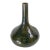 19th Century German or Austrian Olive Green Glazed Majolica Bottle Vase For Sale