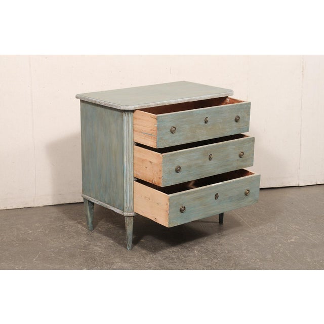 Mid 20th Century Swedish Blue/Green Chest For Sale - Image 10 of 12