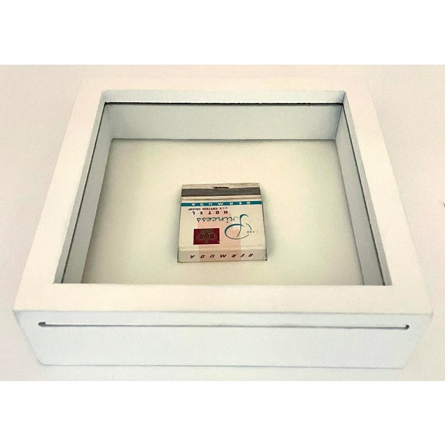 Mid 20th Century Vintage Framed Matchbook From Princess Hotel in Bermuda For Sale - Image 5 of 6