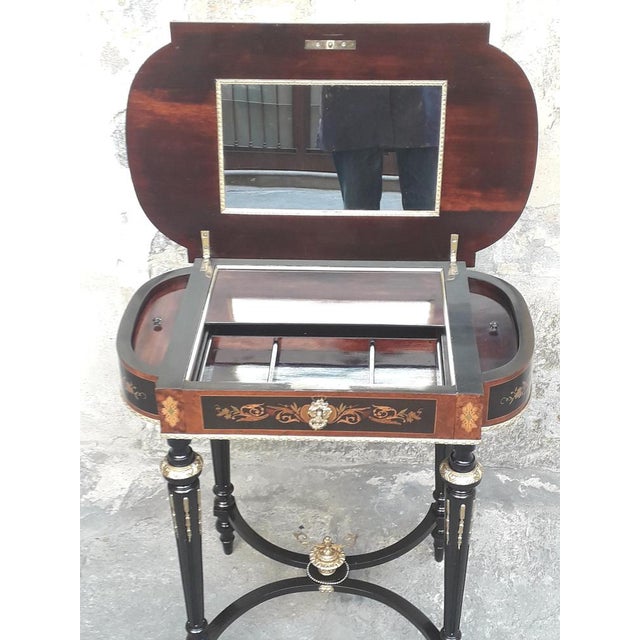 Antique Inlaid Coffee Table, 1860s For Sale - Image 15 of 16