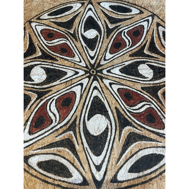 Mid Century Tribal Tapa Cloth Papua New Guinea For Sale In San Francisco - Image 6 of 8