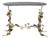 Wrought Iron Coffee Table with Glass Top, Italy, 1990s For Sale