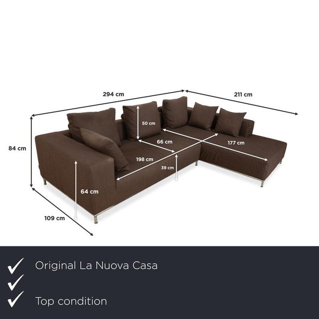 with the "Granada" corner sofa from La Nuova Casa, you'll bring home a living space that combines Italian elegance with...