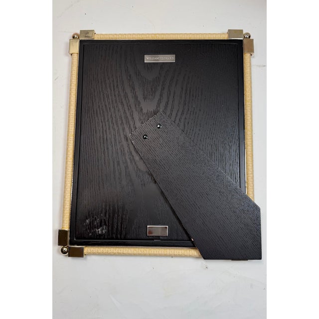 William Yeoward Crystal Classic Raffia Picture Frame 8 X 10 For Sale - Image 11 of 11