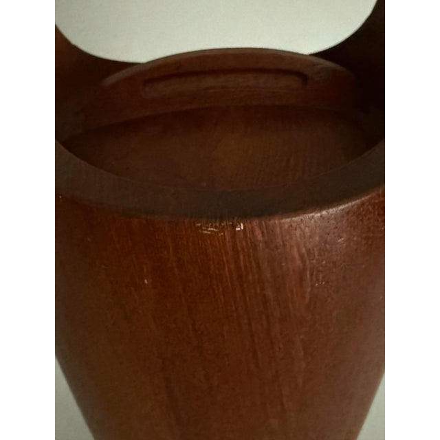 1950s Mid-Century Modern Dansk Teak “Congo” Ice Bucket For Sale - Image 9 of 10