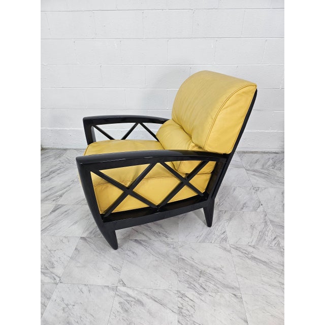 Stunning chair design by Adam Tihany For Pace collection Circa 1970's Probably was used more for decoration because is in...