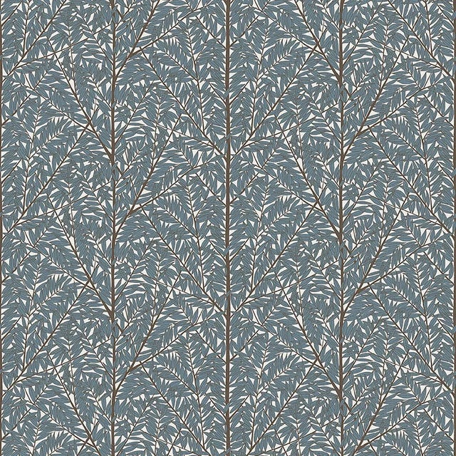 Borastapeter Korgpil Mural in Blue - 4 Panels For Sale