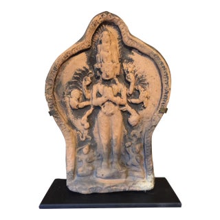 Buddhist Clay Tsa-Tsa of Avalokitesvara For Sale