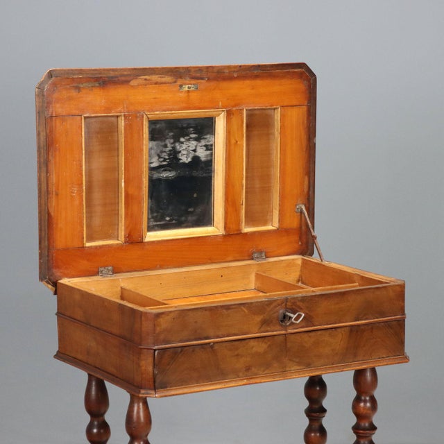 Walnut Worktable, Italy, Late 19th Century For Sale - Image 3 of 11