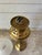 1890s Antique Edwardian Solid Brass English Tall Oil Lamp For Sale - Image 9 of 12