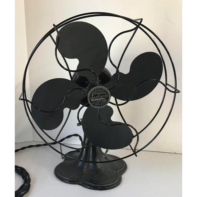 1938 Art Deco 8” Emerson Seabreeze Oscillating Electric Fan For Sale In Dallas - Image 6 of 9