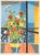 Vibrant cubist still life, a hand signed limited edition lithograph print by Fausto Maria Casotti (also known as Cauri)...