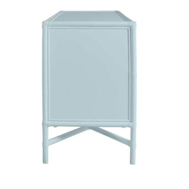 Chinoiserie David Francis Furniture for Chairish Verona Four-Drawer Dresser, Smoke For Sale - Image 3 of 3