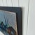 Textile 1950s Large Mid-Century Swedish Modernist Harbor Oil Painting by Dag Björn Hellsing For Sale - Image 7 of 11