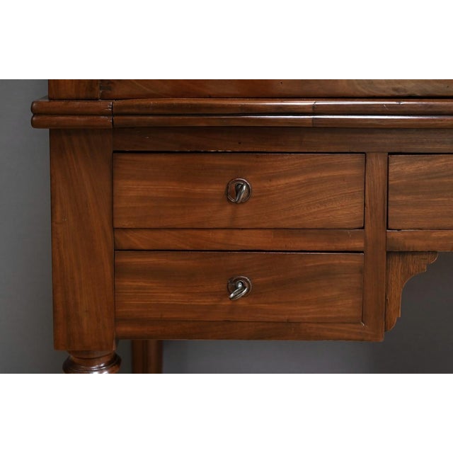 Wood Restoration Mahogany Cylinder Desk, Early 19th Century For Sale - Image 7 of 18
