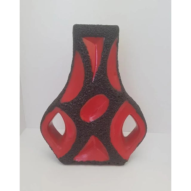 1970s Fat Lava Guitar Vase from Roth, 1970s For Sale - Image 5 of 5