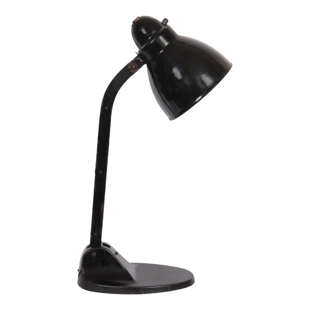J. J. Pieter Oud Style Black Bauhaus Architects Desk Lamp, C. 1930 For Sale